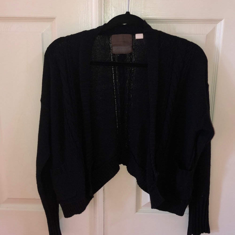 Anthropology Guinevere cropped sweater.